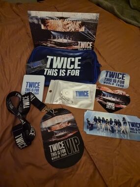 TWICE "This Is For" World Tour VIP Merch Set - Blue/White